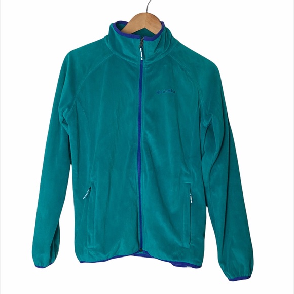 Columbia Teal Fleece Jacket